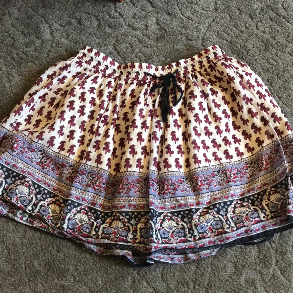 patterned skirt